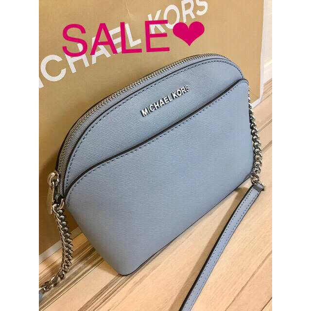 Michael Kors(マイケルコース)のGW直前SALE ❤︎ マイケルコース ❤︎ ショルダー チェーン ペールブルー レディースのバッグ(ショルダーバッグ)の商品写真