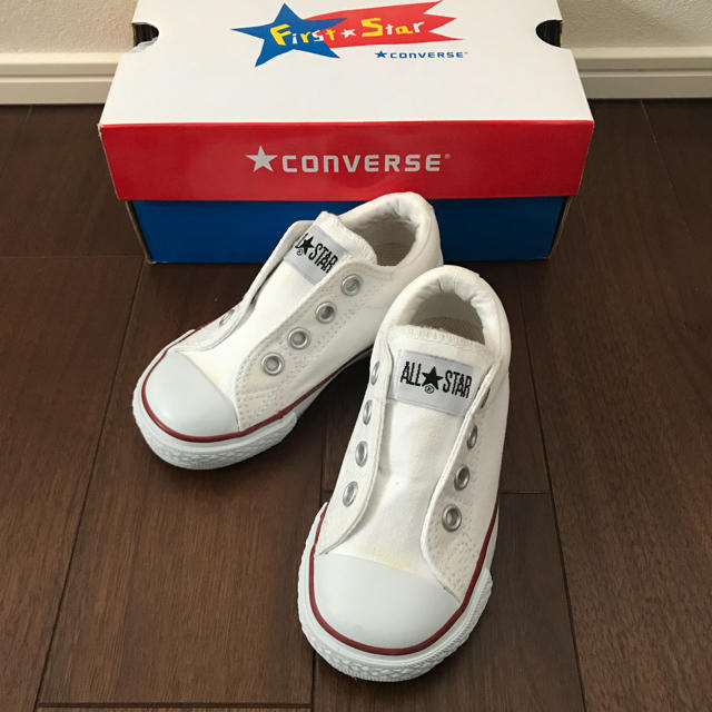 CONVERSE(コンバース)のmiohisaさん専用！コンバース スリッポン 15cm キッズ/ベビー/マタニティのキッズ靴/シューズ(15cm~)(スリッポン)の商品写真