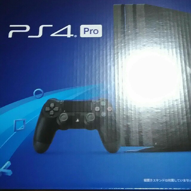 PlayStation4(プレイステーション4)のps4 pro 1TB ジェットブラック　新品未開封品　本体 エンタメ/ホビーのゲームソフト/ゲーム機本体(家庭用ゲーム機本体)の商品写真