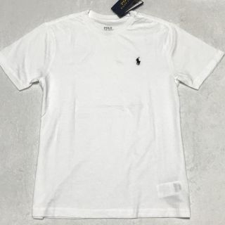 ポロラルフローレン(POLO RALPH LAUREN)の新品✨コットンTシャツ / ホワイト ボーイズ M(150)(Tシャツ(半袖/袖なし))