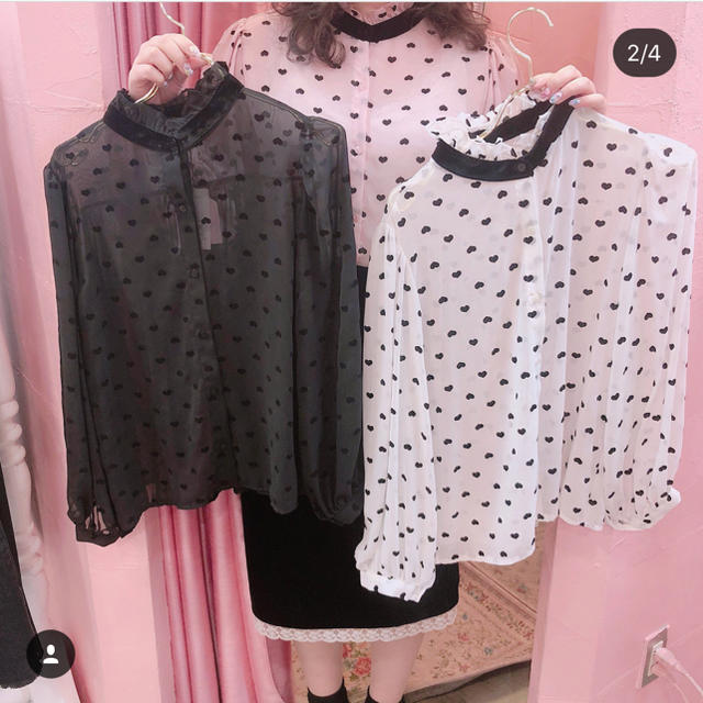 Honey mi Honey - Vannie TOKYO LOVE&BIG SLEEVED BL(ピンク)の通販 by ...