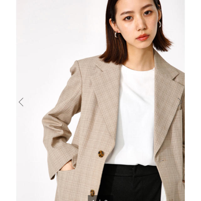 moussy(マウジー)のDOBBY CHECK ジャケット レディースのジャケット/アウター(テーラードジャケット)の商品写真