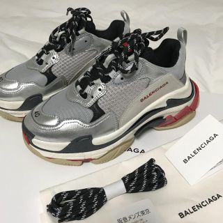 バレンシアガ(Balenciaga)の国内正規品 新品 バレンシアガ triple S トリプルS 40 シルバー(スニーカー)