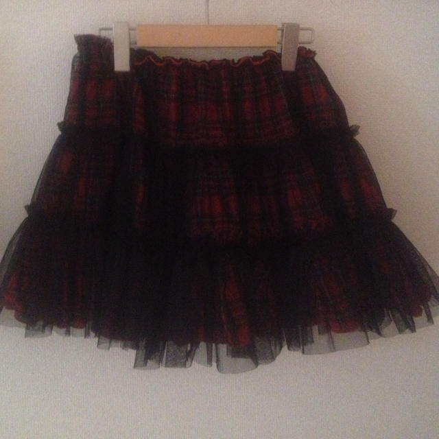ふわふわチュールスカート レディースのスカート(ミニスカート)の商品写真