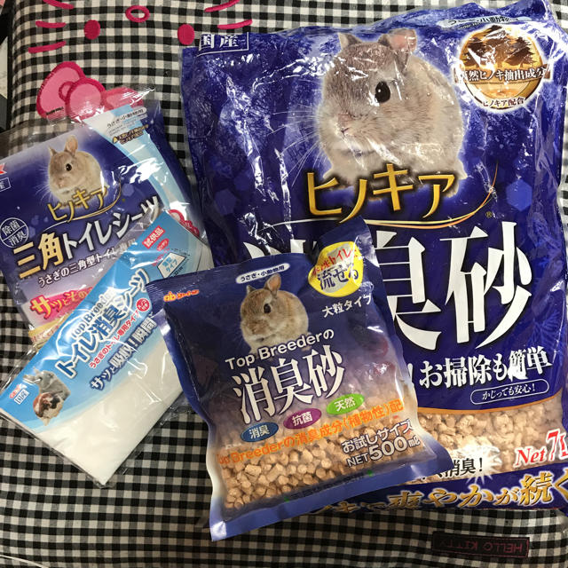 うさぎ✧ヒノキア消臭砂 その他のペット用品(小動物)の商品写真