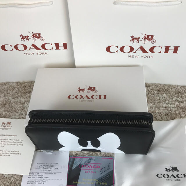 COACH(コーチ)の✨即日発送 Disneyミッキーコラボcoach75周年記念 レディースのファッション小物(財布)の商品写真