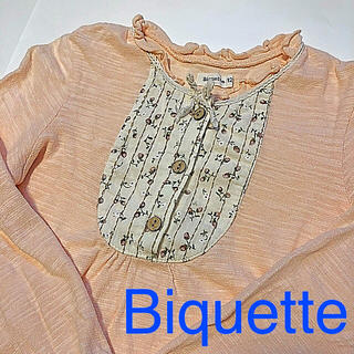 ビケット(Biquette)のBiquetteピケット★長袖カットソー★120cm(Tシャツ/カットソー)