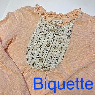 ビケット(Biquette)のBiquetteピケット★長袖カットソー★120cm(Tシャツ/カットソー)