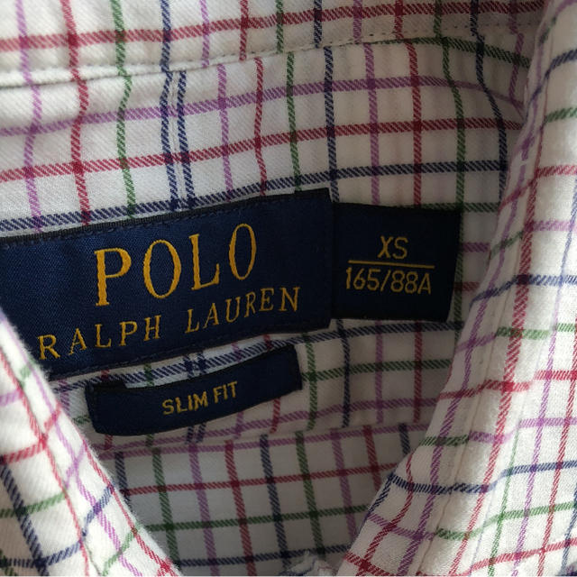 POLO RALPH LAUREN ラルフローレン チェックシャツ スリムフィットxs 165センチ 美品 ボーイズの通販 by ココロs's  shop｜ポロラルフローレンならラクマ