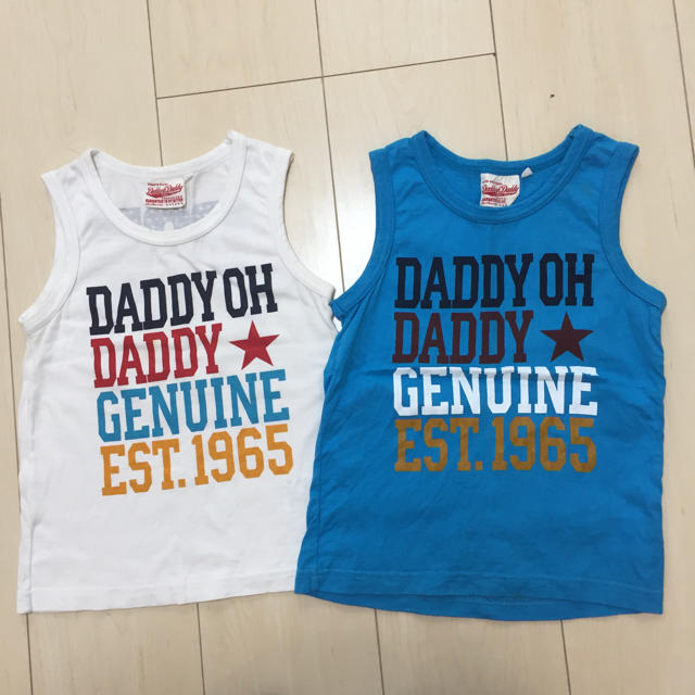 daddy oh daddy(ダディオーダディー)のdaddy oh daddyタンクトップ２枚セット キッズ/ベビー/マタニティのキッズ服男の子用(90cm~)(Tシャツ/カットソー)の商品写真