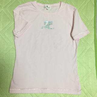 クレージュ(Courreges)のクレージュ 半袖 Ｔシャツ ピンク色 9号(Tシャツ(半袖/袖なし))