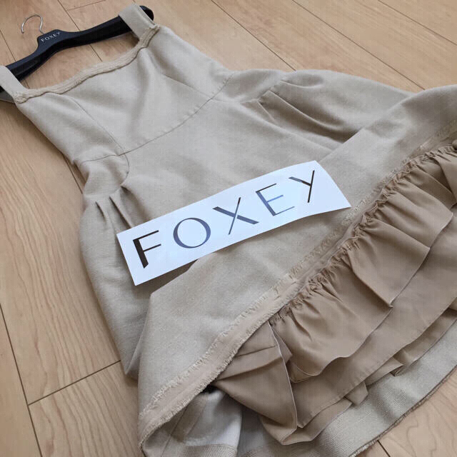 ご専用★foxey カタログ掲載♡ パリブレストワンピース シルク