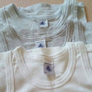 プチバトー(PETIT BATEAU)のPETIT BATEAU　4ansタンクトップ3枚セット(下着)