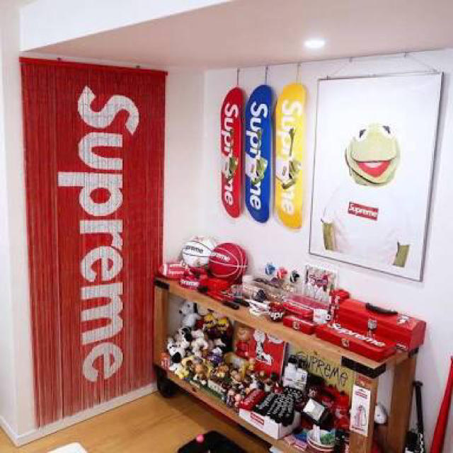 17SS Supreme Bamboo Beaded Curtain