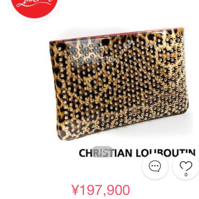 Christian Louboutin(クリスチャンルブタン)のお値下げ！ルブタン/新品未使用・クラッチバック☺︎ レディースのバッグ(クラッチバッグ)の商品写真