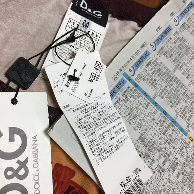 D&G(ディーアンドジー)の定価3万円✦D＆G未使用✦Tシャツ レディースのトップス(Tシャツ(半袖/袖なし))の商品写真