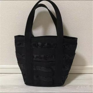 シップス(SHIPS)のシャッピー様専用♡SHIPS ミニトートバッグ ★スパンコールボーダー(トートバッグ)