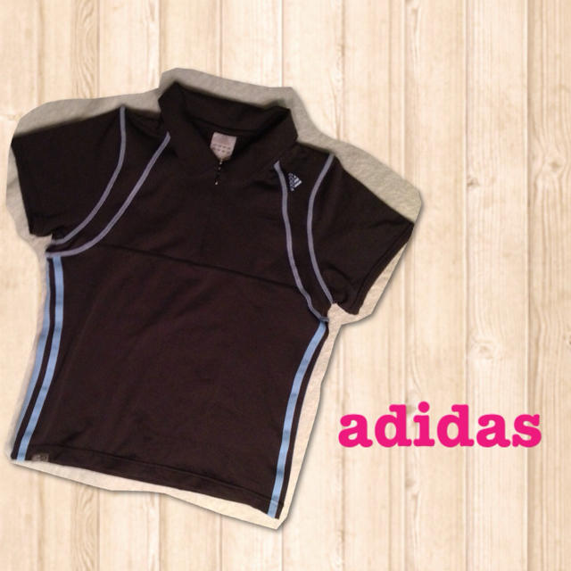 adidas(アディダス)の送料込み♡adidasゲームシャツ レディースのトップス(シャツ/ブラウス(半袖/袖なし))の商品写真