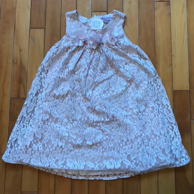 motherways(マザウェイズ)の女の子 ドレス 子供 120 ピンク 薄ピンク キッズ/ベビー/マタニティのキッズ服女の子用(90cm~)(ドレス/フォーマル)の商品写真