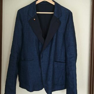 サンシー(SUNSEA)のsunsea リネンジャケット 16ss 試着のみ美品(テーラードジャケット)