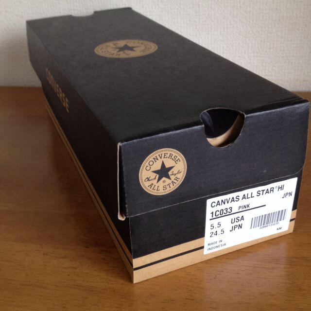 CONVERSE(コンバース)の未使用 コンバース☆ハイカット PINK レディースの靴/シューズ(スニーカー)の商品写真