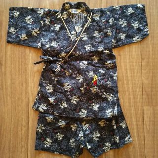 【中古】110㎝ 甚平 男の子 龍(甚平/浴衣)