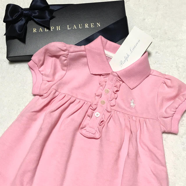 Ralph Lauren(ラルフローレン)の新品✨Aライン ポロシャツ 12M/80 キッズ/ベビー/マタニティのベビー服(~85cm)(シャツ/カットソー)の商品写真