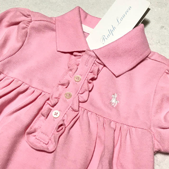 Ralph Lauren(ラルフローレン)の新品✨Aライン ポロシャツ 12M/80 キッズ/ベビー/マタニティのベビー服(~85cm)(シャツ/カットソー)の商品写真