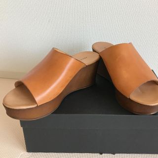 アダムエロぺ(Adam et Rope')の新品☆アダムエロぺ　プラットフォームミュールサンダル　37　(サンダル)