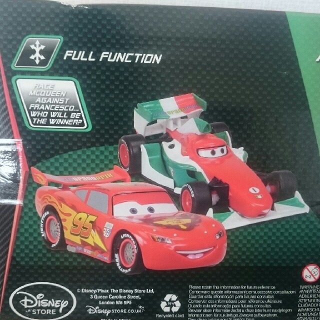 Disney(ディズニー)のカーズ２ ラジコン ツインパック 未開封 エンタメ/ホビーのおもちゃ/ぬいぐるみ(ホビーラジコン)の商品写真