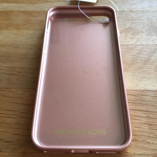 Michael Kors(マイケルコース)のMICHAEL KORS iPhone 7/8 ケース カードポケット付 ローズ スマホ/家電/カメラのスマホアクセサリー(iPhoneケース)の商品写真