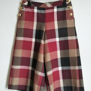 バーバリーブルーレーベル(BURBERRY BLUE LABEL)の【専用】ブルーレーベルクレストブリッジ   ガウチョパンツ(クロップドパンツ)