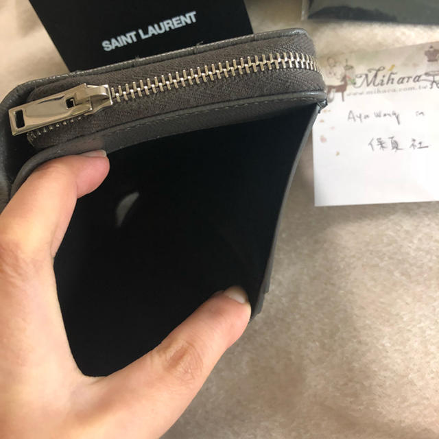 新品ysl saint Laurent 未使用 折り財布 イヴ.サンローランレディース