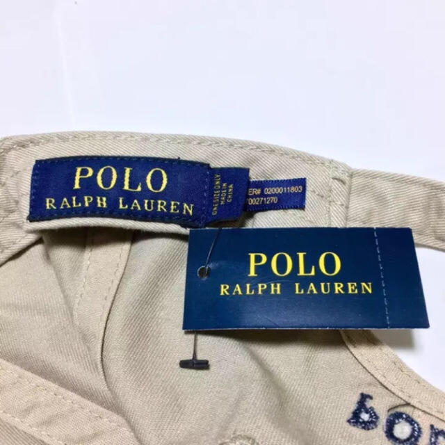 POLO RALPH LAUREN(ポロラルフローレン)のポロ ラルフローレン ♡ キャップ ベージュ レディースの帽子(キャップ)の商品写真