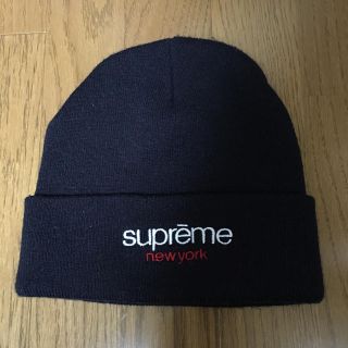NY購入 本物 正規品 SUPREME モノグラム柄 スュプリームニットキャップ