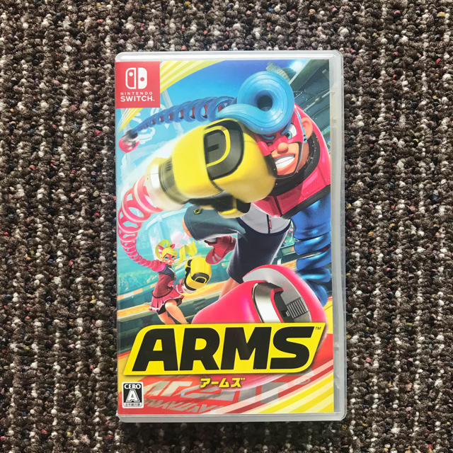 アームズ ARMS Switch スイッチ ゲームソフト 任天堂 中古 エンタメ/ホビーのゲームソフト/ゲーム機本体(家庭用ゲームソフト)の商品写真
