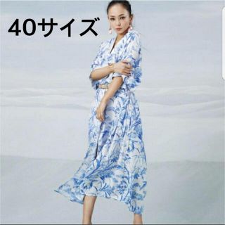 エイチアンドエム(H&M)のH&M × 安室奈美恵 ワンピース 40size(ロングワンピース/マキシワンピース)