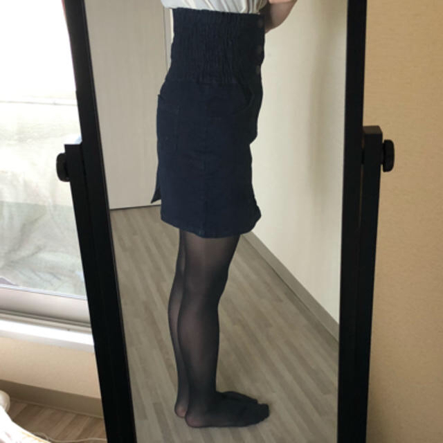 Magender(マジェンダ)のハイウエスト デニム レディースのスカート(ひざ丈スカート)の商品写真