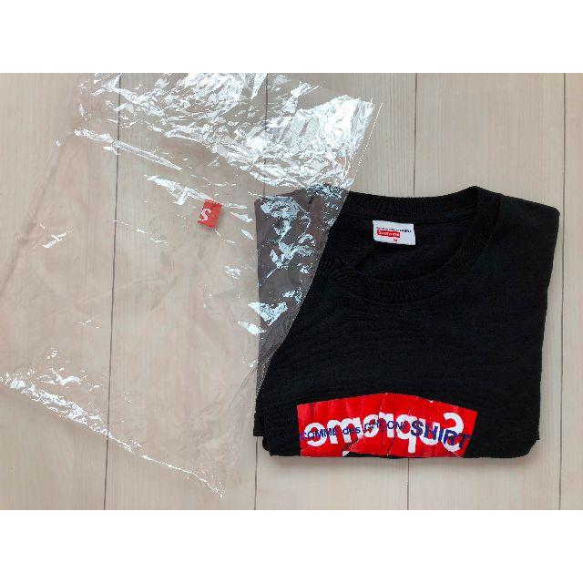 メンズ国内正規 supreme garcons tee tシャツ ギャルソン box