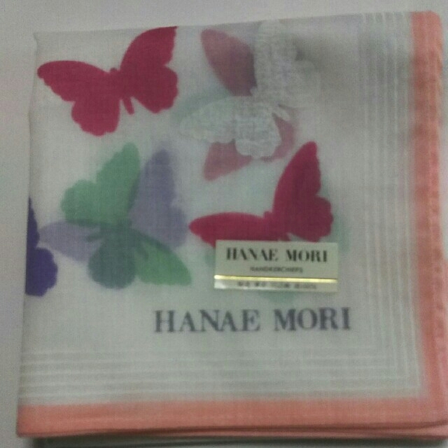 HANAE MORI(ハナエモリ)の新品・未使用！ HANAE MORI  ハンカチ レディースのファッション小物(ハンカチ)の商品写真