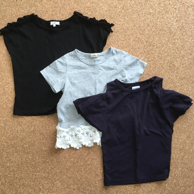 GLOBAL WORK(グローバルワーク)の120cm シンプルトップス６点セット キッズ/ベビー/マタニティのキッズ服女の子用(90cm~)(Tシャツ/カットソー)の商品写真