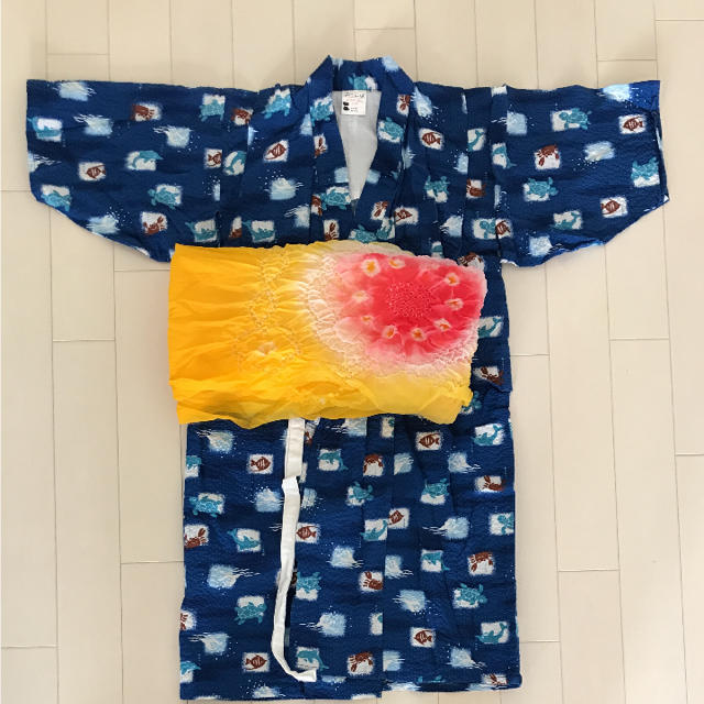 APPY様専用 浴衣 男児用 キッズ/ベビー/マタニティのキッズ服男の子用(90cm~)(甚平/浴衣)の商品写真