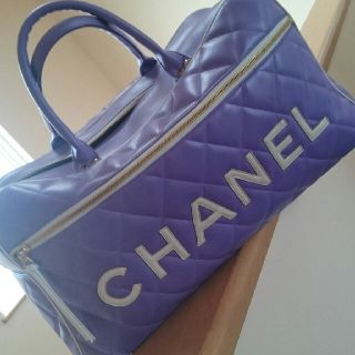 シャネル(CHANEL)の★Kb様専用(CHANEL ボストン 希少なパープル)(ボストンバッグ)