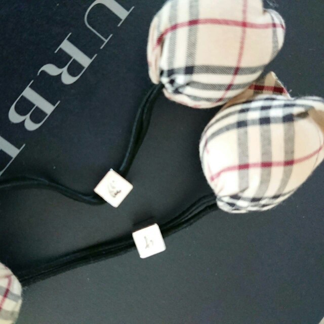 BURBERRY(バーバリー)の正規品　バーバリー　ヘアゴム　2個セット　ノバチェック柄　BURBERRY　 レディースのヘアアクセサリー(ヘアゴム/シュシュ)の商品写真