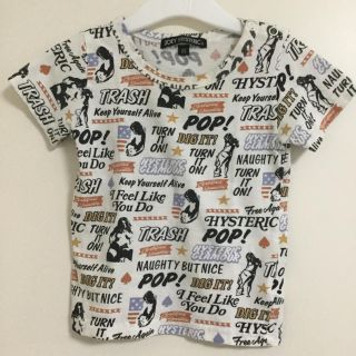 ジョーイヒステリック(JOEY HYSTERIC)のjoey hysteric ヒステリックグラマー Ｔシャツ キッズ  XS 90(Tシャツ/カットソー)