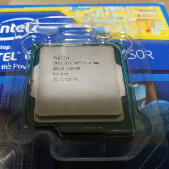 core i7 4790K CPU 起動確認済み core i7 4790K CPU 起動確認済み
