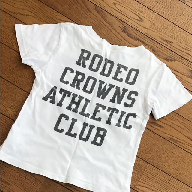 RODEO CROWNS(ロデオクラウンズ)のChampion ロデオ コラボ Tシャツ 100 キッズ/ベビー/マタニティのキッズ服男の子用(90cm~)(Tシャツ/カットソー)の商品写真