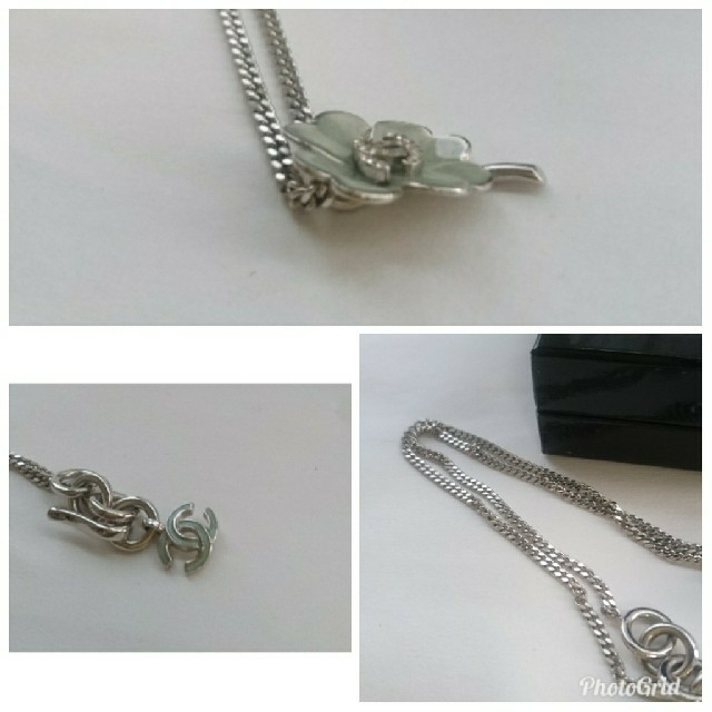CHANEL シャネル ネックレス シルバー クローバー ココマーク CHANEL シャネル ネックレス シルバー クローバー ココマーク