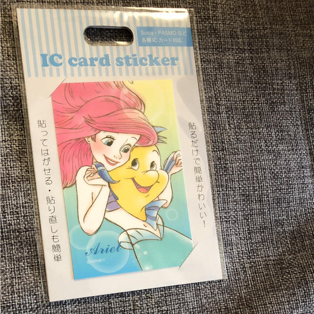 Disney(ディズニー)のお取り置き♡ＩＣカードステッカー♡アリエル エンタメ/ホビーのおもちゃ/ぬいぐるみ(キャラクターグッズ)の商品写真