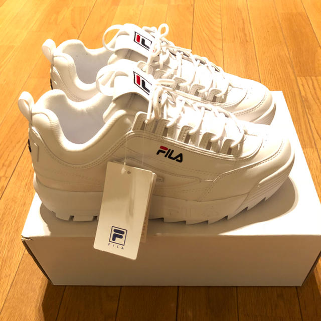 FILA(フィラ)のFILA 厚底スニーカー ホワイト 28cm フィラ  メンズの靴/シューズ(スニーカー)の商品写真